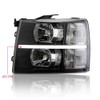 G-PLUS LED DRL Headlights, Compatible with 2007-2014 Chevy Silverado 2500