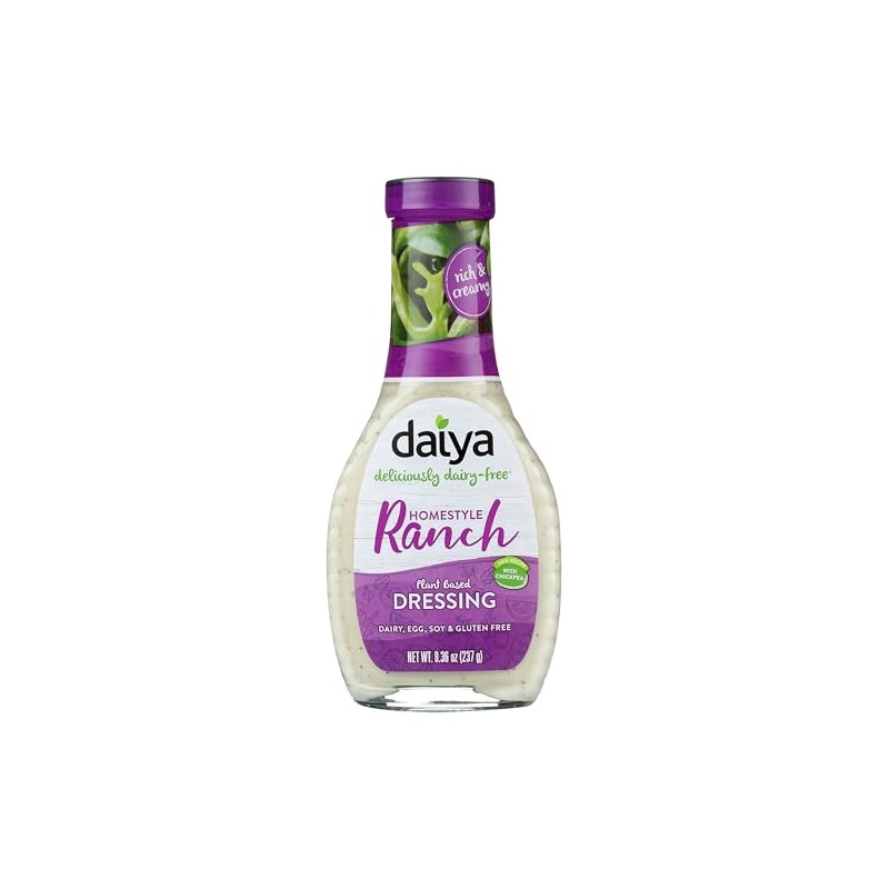 Daiya Homestyle Ranch Dressing, Dairy Free,8.36 Ounce (Pack of 1),3DFU17-324281