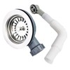 Qrity Sink Waste Kit 110mm, Stainless Steel Kitchen Sink Overflow