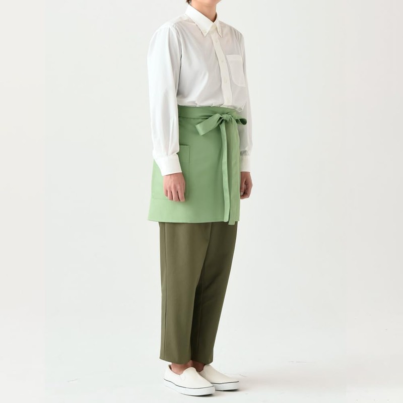 Seven Uniform CT2567-8 Short Apron, Dark Green, One Size Fits