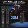 XTUGA D900 Wireless Microphone Dual UHF Multifunctional Microphone Echo and