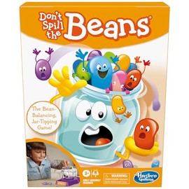 Hasbro Gaming Don't Spill The Beans Juego para niños, Juego de Equilibrio fácil y Divertido para niños de 3 años en adelante, Juegos preescolares para 2 Jugadores, Juegos de Mesa para niños