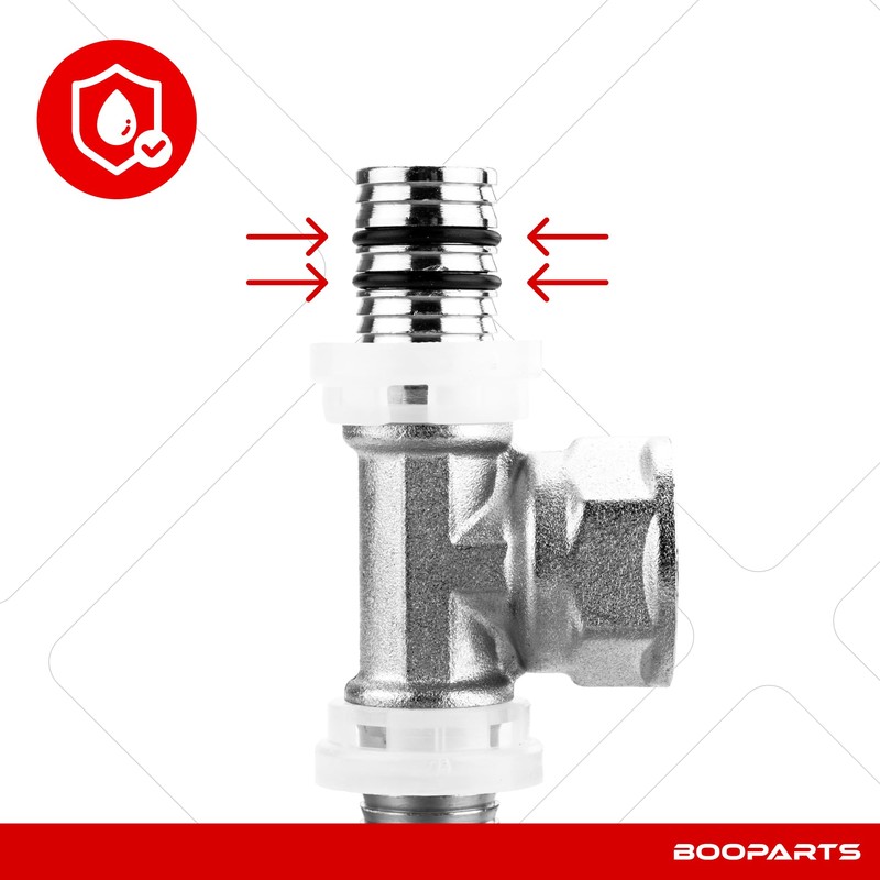 BOOPARTS - 4 Pieces - Multilayer Connectors 20 - 1/2"