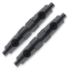 SALUDABLE Hose Joint Double Tap Aquarium External Filter Connector Connection Universal (Set of 2)