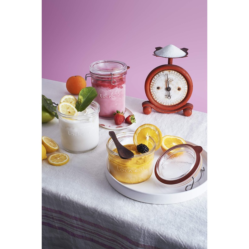 Luigi Bormioli(ルイジ ボルミオリ) Lock Eat 保存瓶 フードジャー750 LU85 クリア