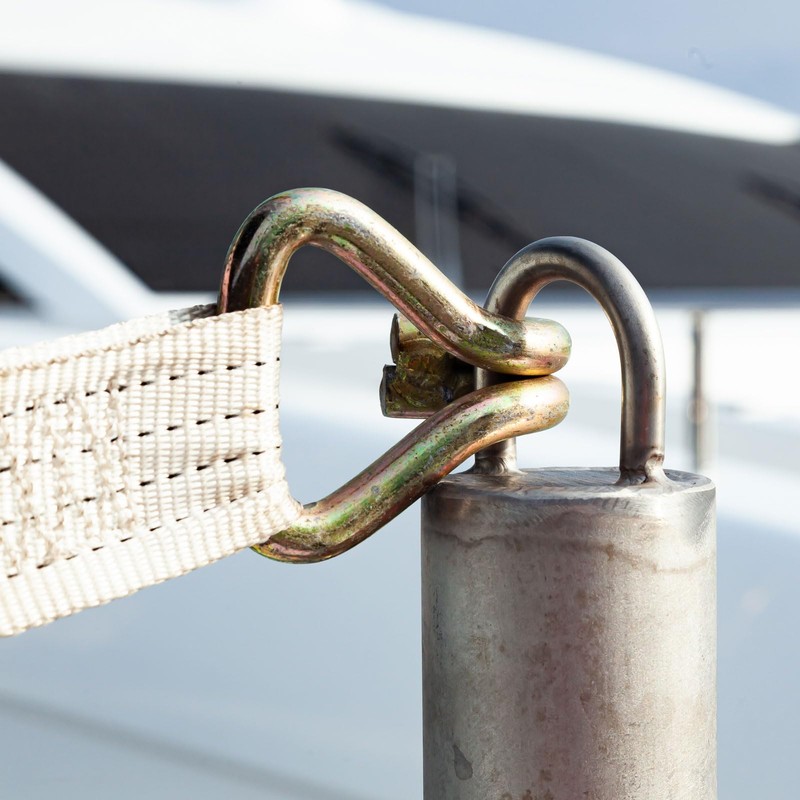 PATIKIL 4 Pack Ratchet Double J Hook Load 2204 LBS