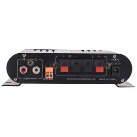 Limnyves -838 HIFI Amplifier 2.1 Channel Car MP3 Mini Amplifier AUX Input High Bass Adjustment Super Bass 202+40W Amplifier Durable Easy Installation