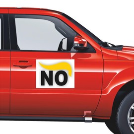 No Trump Anti-Trump Print (1) 12x16 in Door Magnet