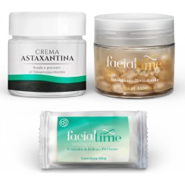 Crema Astaxantina Cápsulas Vitamina Jabón Colágeno Todo Tipo Piel Día Noche