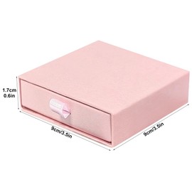 Amusingtao Jewelry Gift Box with Velvet Bag,Necklace, Bracelet, and Earring Organizer for Birthday & Christmas Wrapping