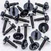 Rexka 20pcs M4.8 Hex Head Sems Body Bolt Screw for