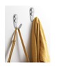 Mokife Coat Hooks Brushed Stainless Steel Pack of 6 Silver