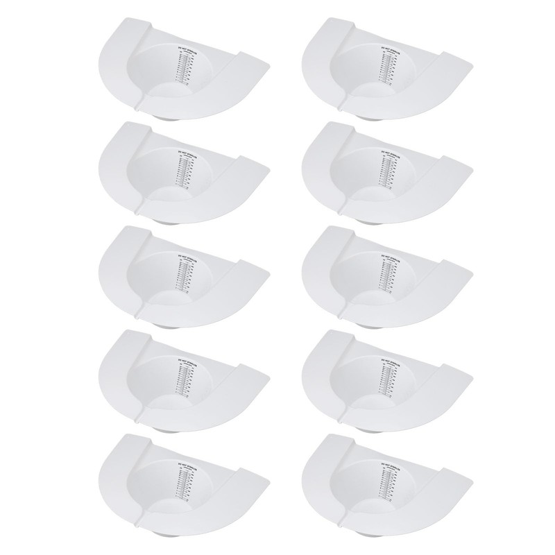 10Pcs Specimen Collector Pans, 27oz 800ml Urine Measuring Container with