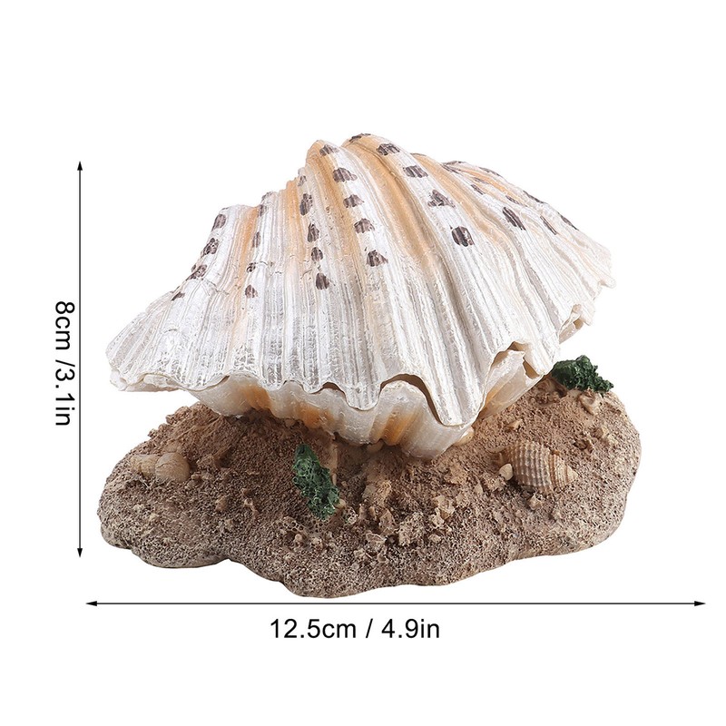 Aquarium Decoration Coral Reef Aerating Action Ornament Fish Tank Shell