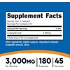 Nutricost D-Aspartic Acid (DAA) Capsules 3000mg Per Serving (180 Capsules)