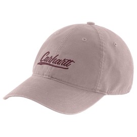 Carhartt Women's Canvas Script Graphic Cap, Mink