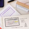Stamp Calendar, Stylish, Monthly Schedule, Notebook, Gift, Diary, Recording, Hanko,