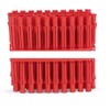 60 Red Rawl Plugs Screw Fixing Wall Expansion Raw Plugs