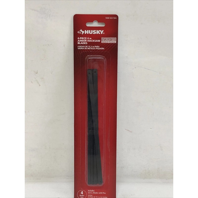 Husky Lot Of (6) Packs Husky Junior Hacksaw Replacement 6