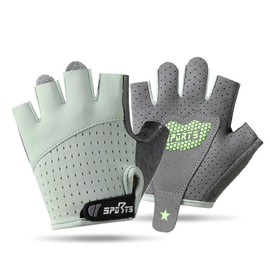 TONAUP Children's Cycling Gloves, Riding Gloves, Half Finger Sports Gloves, Cycling Gloves, Children's Sports Gloves for Cycling, Boating, Yoga, Skating, Climbing