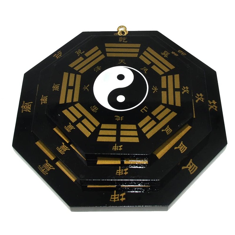 Feng Shui Tai Chi Chinese Bagua Black Protects Homestead from