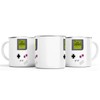 Fabulous Enamelled Metal Cup 284 ml Old School Game Portable