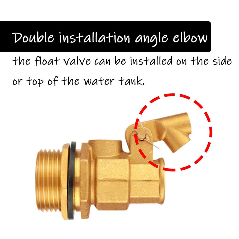 Uenede Float Ball Valve DN25 1" Male Thread Stainless Steel
