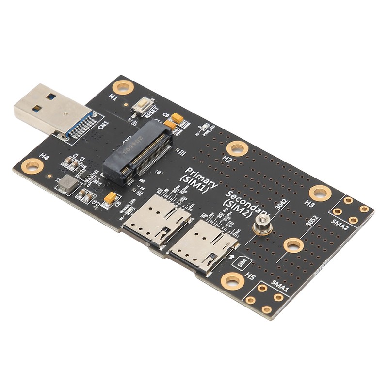 M.2 to USB 3.0 Adapter Push Connector for Dual SIM