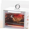 KONTONTY 2Pcs Stainless Steel Oven Thermometers Dual Scale High Temperature