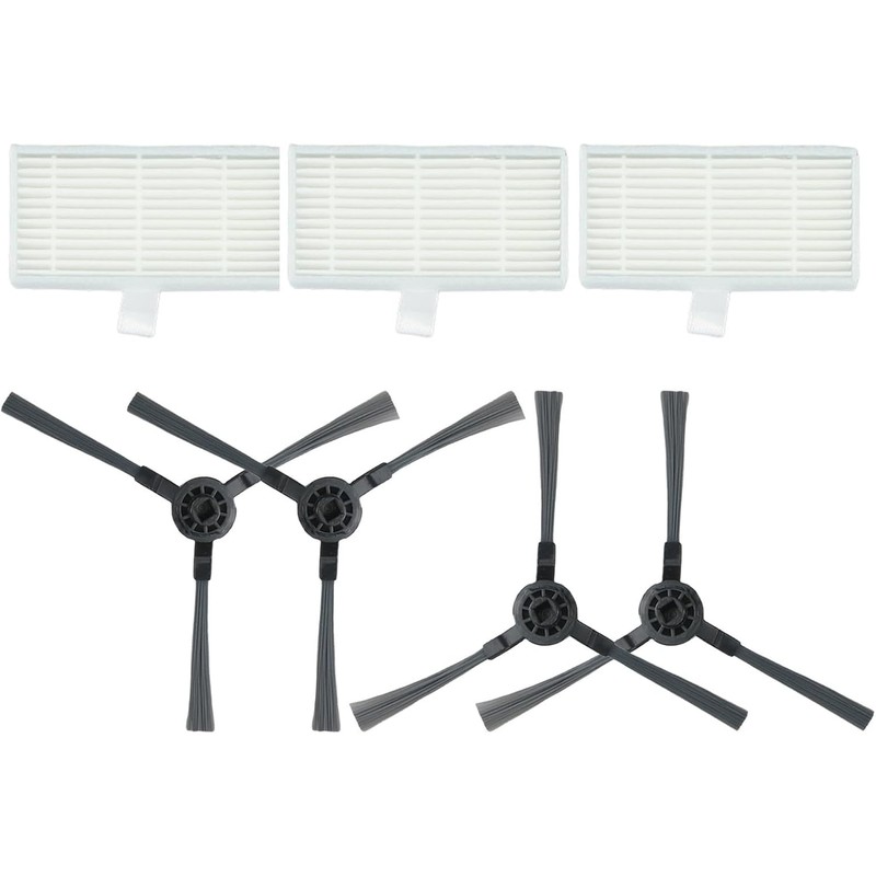 4 cepillos laterales, 3 filtros para aspiradora robot Cecotec (A)