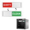 vcsjw Dirty Clean Dishwasher Magnet, Clean Dirty Dishwasher Sign, Dishwasher