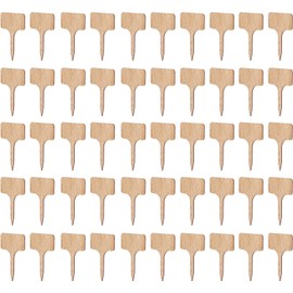 50 Etiquetas para Plantas Tipo T, Letrero de para Semillas, Hierbas en Maceta, Flores y Verduras