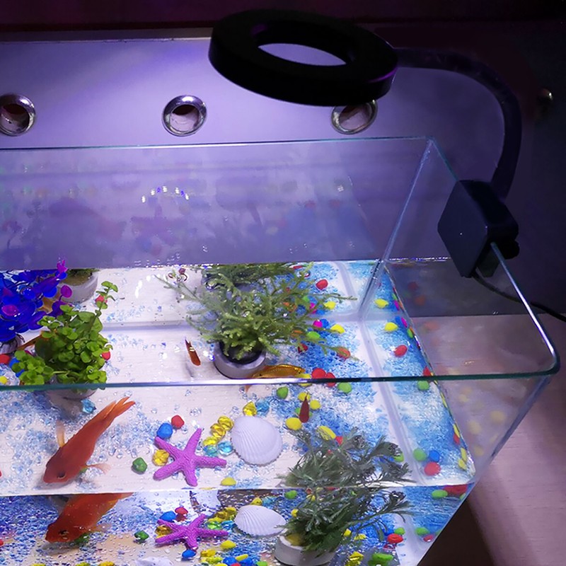 D C 5V 7W 18 LED Aquarium Light Fish Jar