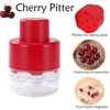 Cherry Pitter Tool,7-Hole Adjustable Fruit Seed Remover with Push-Down Design,