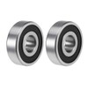 sourcing map 6303-2RS Deep Groove Ball Bearings Z2 17mm X
