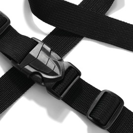 CooBigo 1" Buckles Straps Set:6 Pack Quick Release Buckles+10 Yard Webbing Straps 1 Inch Wide+12 Pcs Tri-Glide Sliders, Plastic Buckle Dual Adjustable Webbing No Sewing