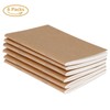 6Packs Traveler's Notebook Inserts Journal Refills for Leather Travel Journals