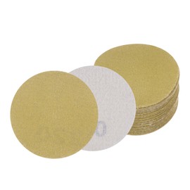 Kozelo 20pcs No Hole Sanding Discs- [ 2 Inch 220 Grit ] Round Hook and Loop Grip Sanding Pads Sheet for Wood Metal Polishing Use| Aluminum Oxide & Zirconium Oxide Sandpaper