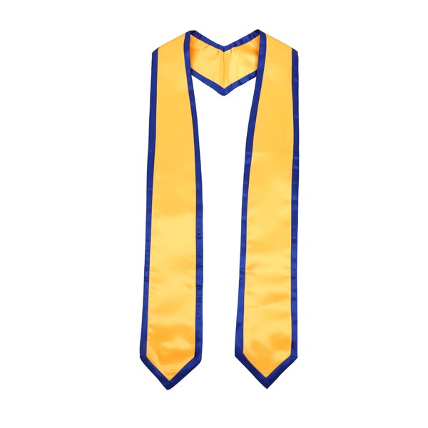 Erligo Graduation Honor Stole Classic End with Trim for Unisex