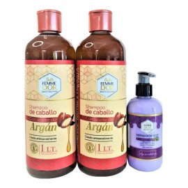 Kit Shampoo Femme D´or + Definidor De Rizos