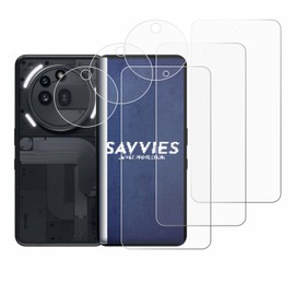 Savvies Pack of 6 Screen Protectors for Nothing Phone (3a) Pro (Display + Camera) Screen Protector Film Ultra Transparent