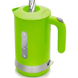 OVENTE Electric Kettle Hot Water Heater 1.8 Liter - BPA Free Fast Boiling Cordless Water Warmer - Auto Shut Off Instant Water Boiler for Coffee & Tea Pot - Green KP413G