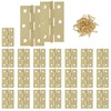 Murtenze 24 Pack 2.5 Inch Door Hinges - Gold Butt