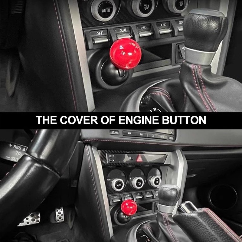 Car Push to Start Button Cover Car Engine Joystick Starter