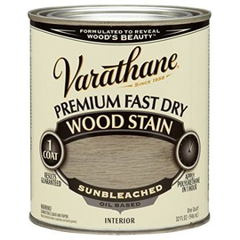 Rust-Oleum 262011 Sun-Bleached Varathane Premium Fast Dry Wood Stain, 1 quart, 2 pint Can (Pack of 2)