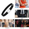 ONEBO 3 Pcs Buckle Belt,with Easy Clasp Stretch Belt,Adjustable Elastic