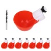 8pcs Automatic Chicken Water Cups, Large Professional Chicken Watering Cup