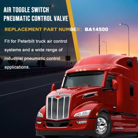 BA14500 Air Toggle Switch Pneumatic Control Valve Fit for Peterbilt Truck and Industrial Pneumatic Control Applications
