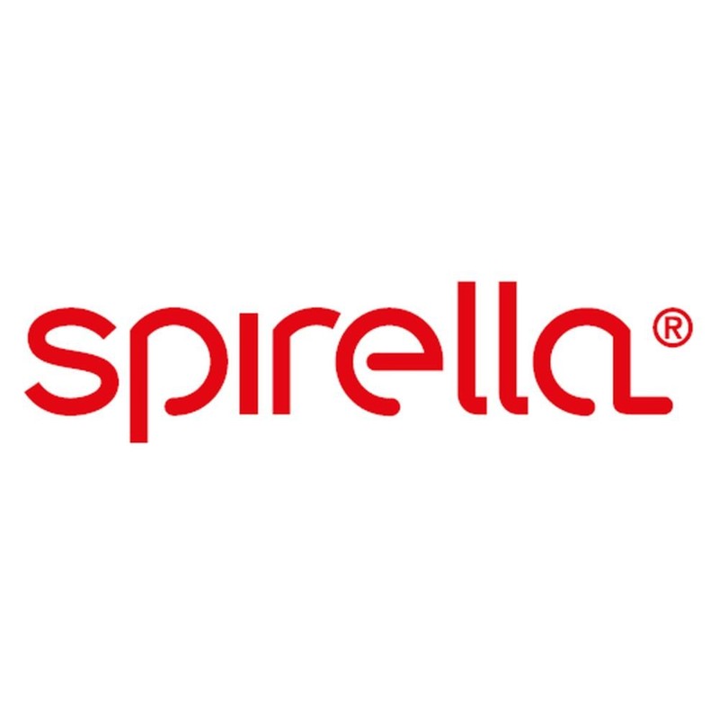 Spirella Primo Collection, Textile Shower Curtain, 180 x 200, 100%