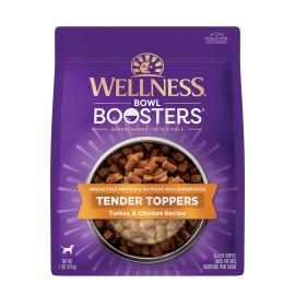Wellness Core Bowl Boosters Turkey Chicken Dog Food Topper 2 Pound Pack